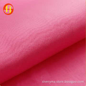 Polyester organza fabric woven silk organza fabric